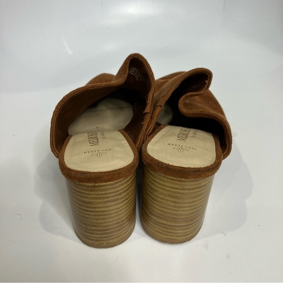Melrose Ave Los Angeles pointed toe mules block heel 100% vegan women’s size 8.5 - Picture 4 of 8